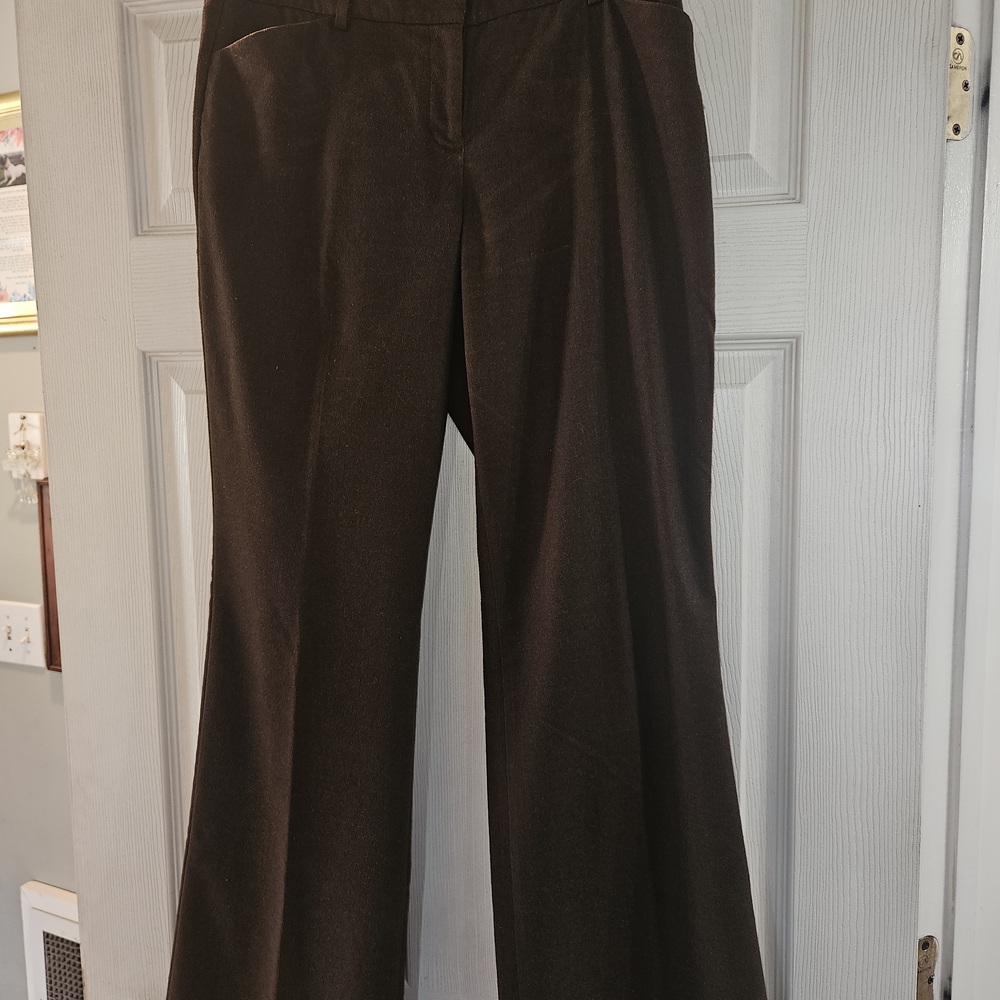 Express Women's Brown Wide-Leg Pants